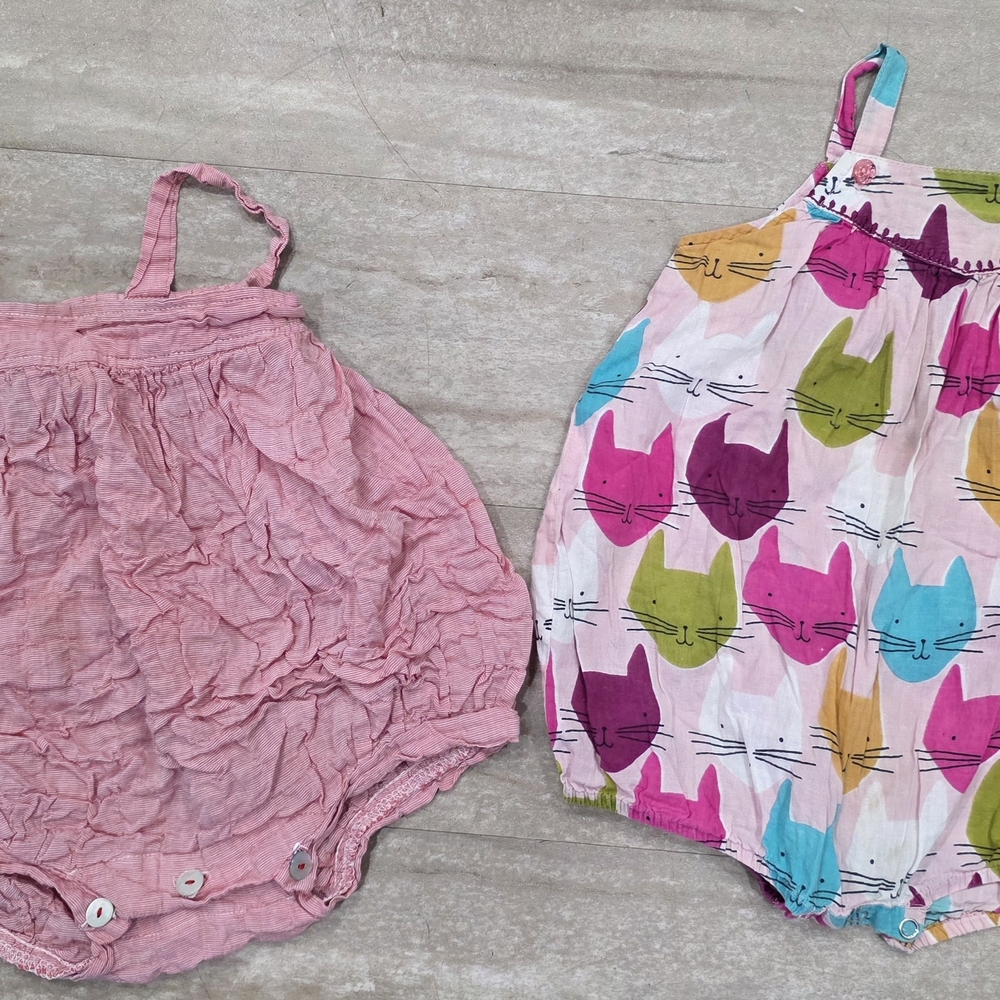 Pink Chicken Kids One Pieces - Pink and Multicolor